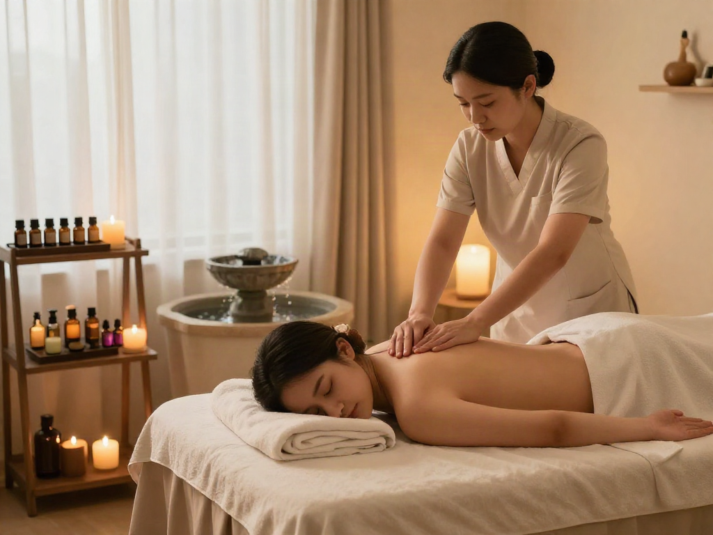 Experience 송도출장안마 in a tranquil spa setting with soothing massage therapy.