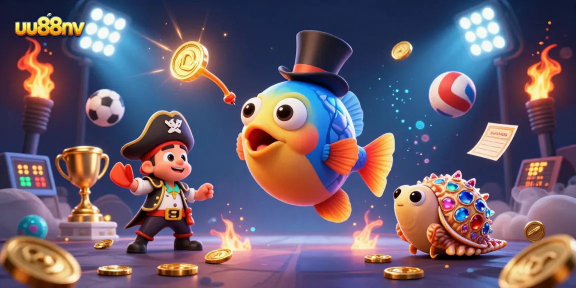 Join the fun at uu88nv with treasures and excitement in this vibrant casino scene.