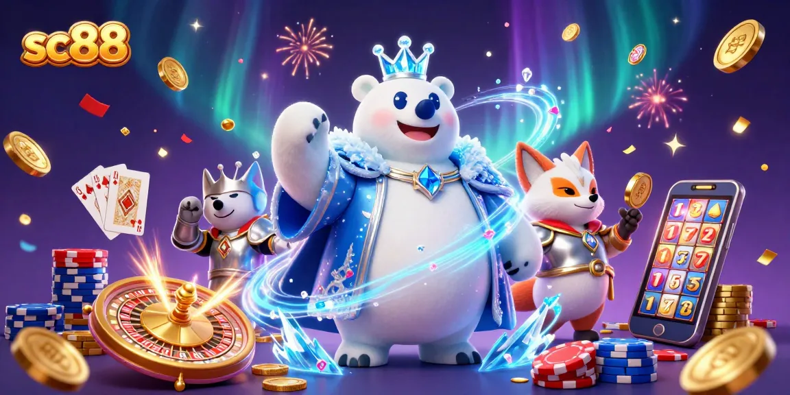 Experience winning with SC88's vibrant casino adventure featuring games and celebrations.