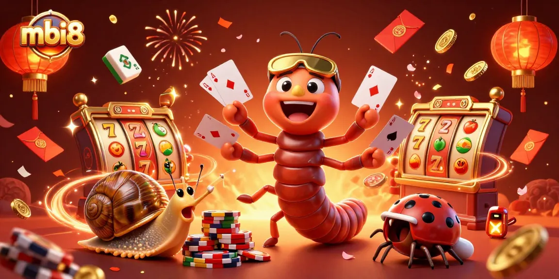 Experience thrilling gaming with mbi8 at a vibrant casino scene featuring dynamic characters and colorful elements.