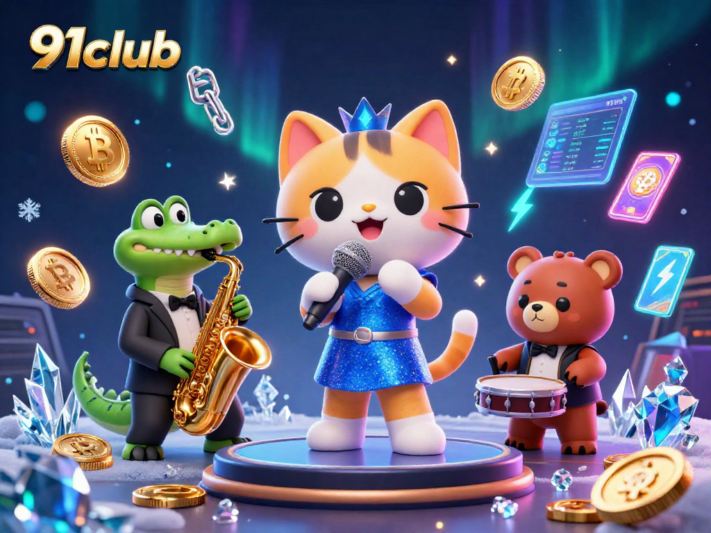 Experience thrilling gameplay at 91club with vibrant characters and rich casino elements.