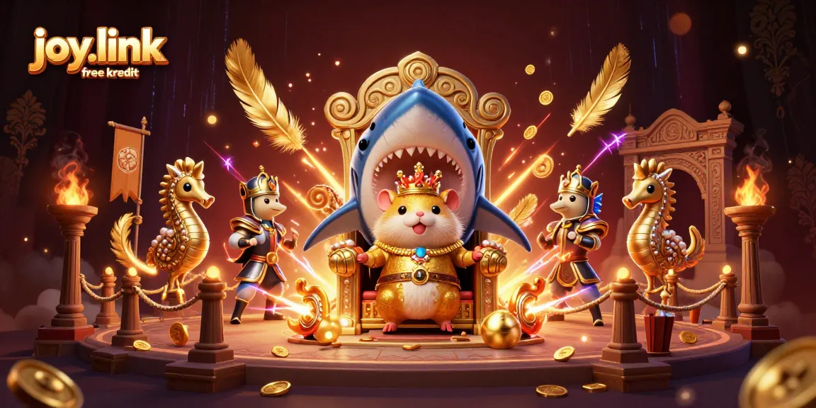 Experience thrilling gameplay with joy.link free kredit in a vibrant casino adventure scene.