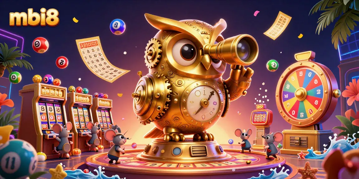 Engage with the thrilling world of mbi8, featuring a lively casino scene with vibrant game elements.