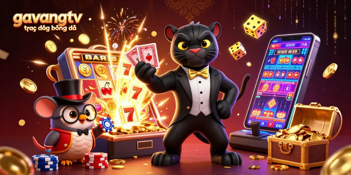 Experience the excitement of gavangtv trực tiếp bóng đá with lively casino characters and dynamic game elements.